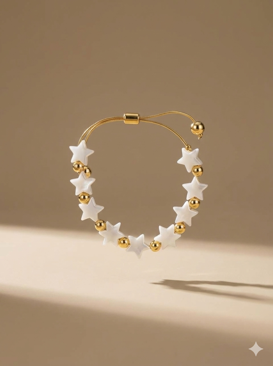 White Star Adjustable Bracelet
