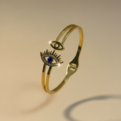 Evil Eye Gold Protection Bracelet