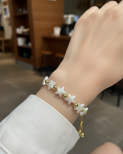 White Star Adjustable Bracelet